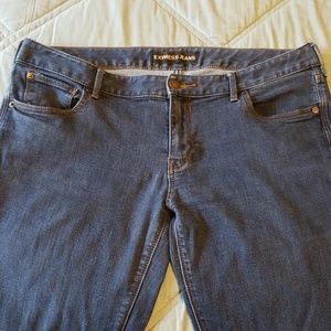 Express Stella Low Rise Boot Jeans